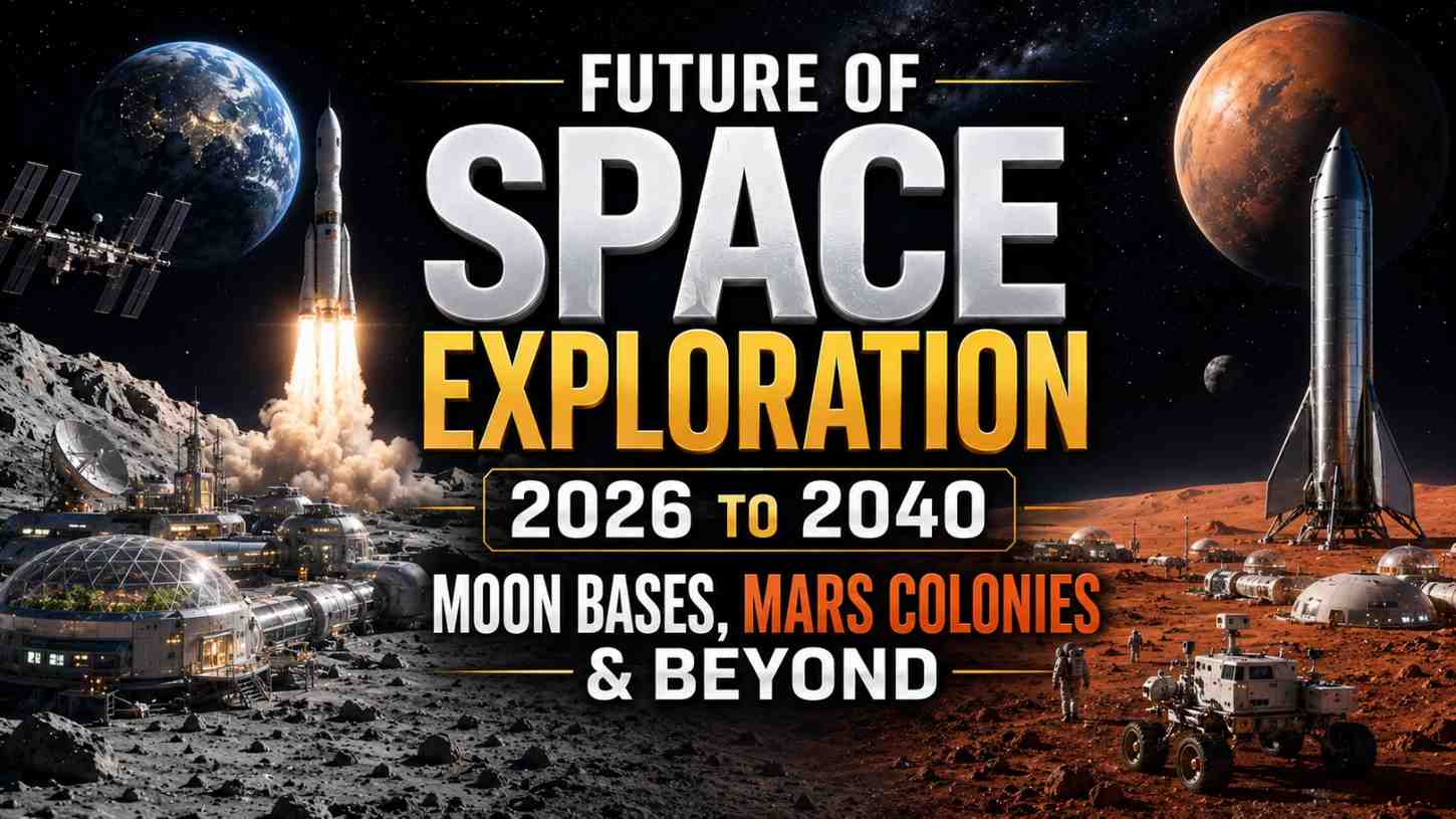 Future of Space Exploration 2026 to 2040: Moon Bases, Mars Colonies & Beyond: Best Explanation