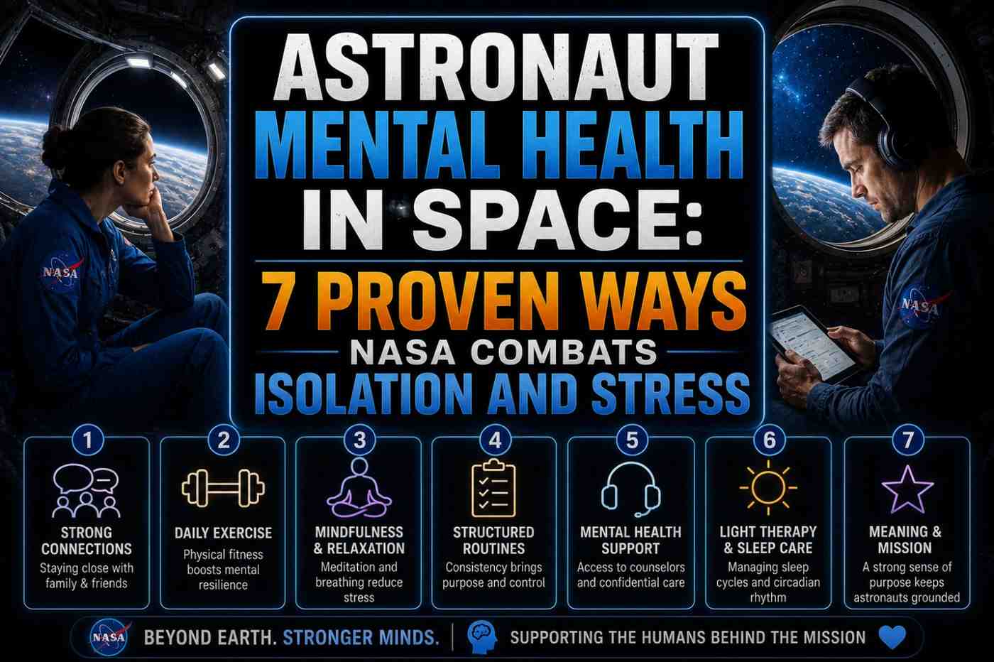 Astronaut Mental Health in Space: 7 Proven Ways NASA Combats Isolation and Stress