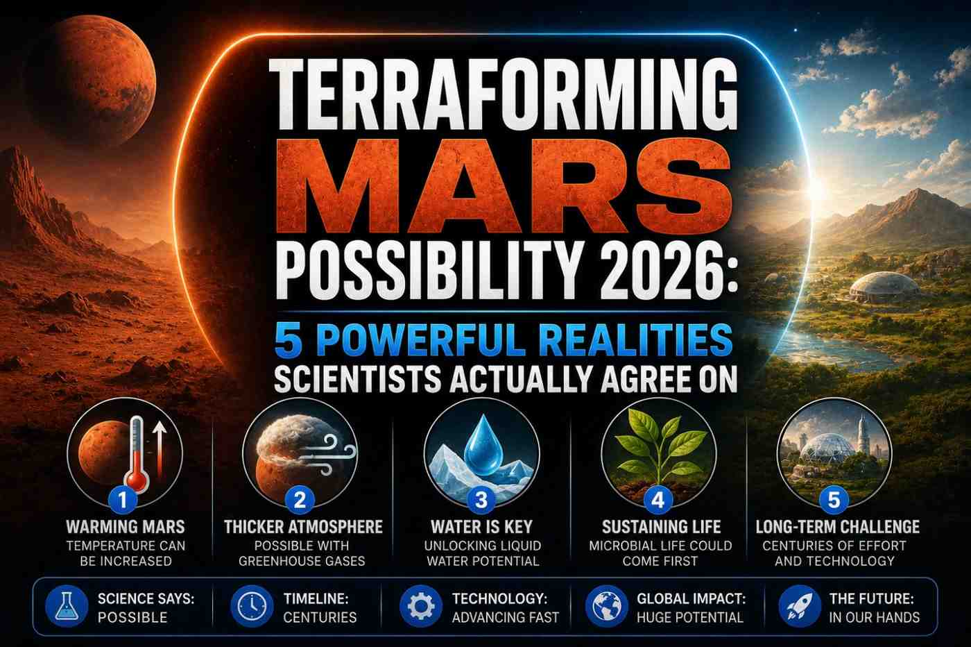 Terraforming Mars Possibility 2026: 5 Powerful Realities Scientists Actually Agree On