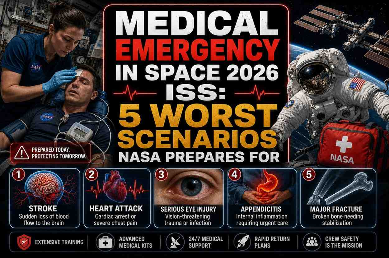 Medical Emergency in Space 2026 ISS: 5 Worst Scenarios NASA Prepares For
