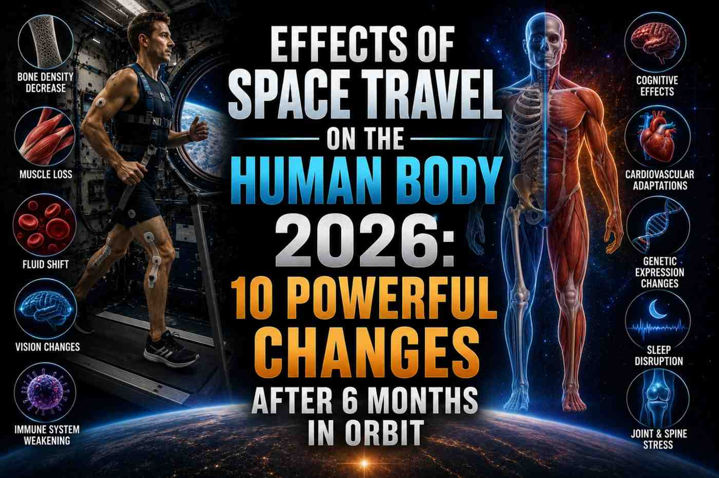 Effects of Space Travel on the Human Body 2026: 10 Powerful Changes After 6 Months in Orbit