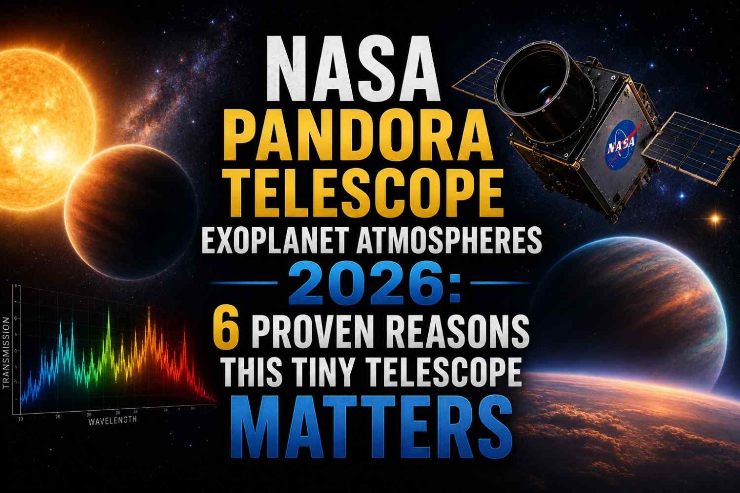 NASA Pandora Telescope Exoplanet Atmospheres 2026: 6 Proven Reasons This Tiny Telescope Matters