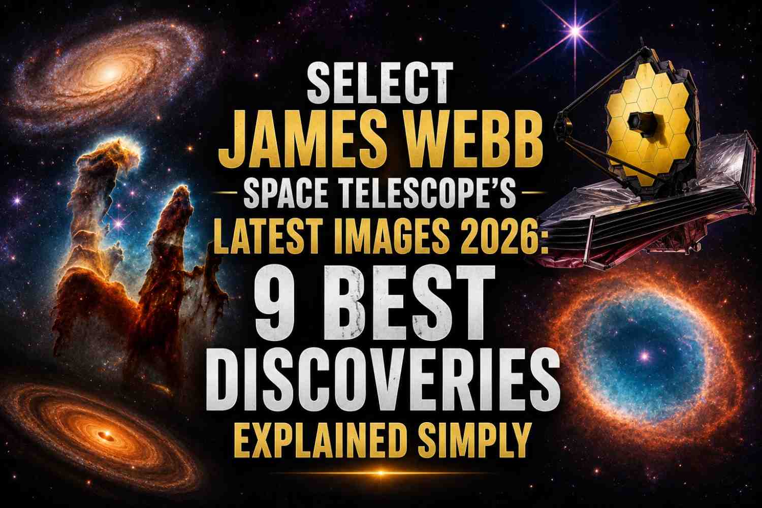 James Webb Space Telescope’s Latest Images 2026: 9 Best Discoveries Explained Simply