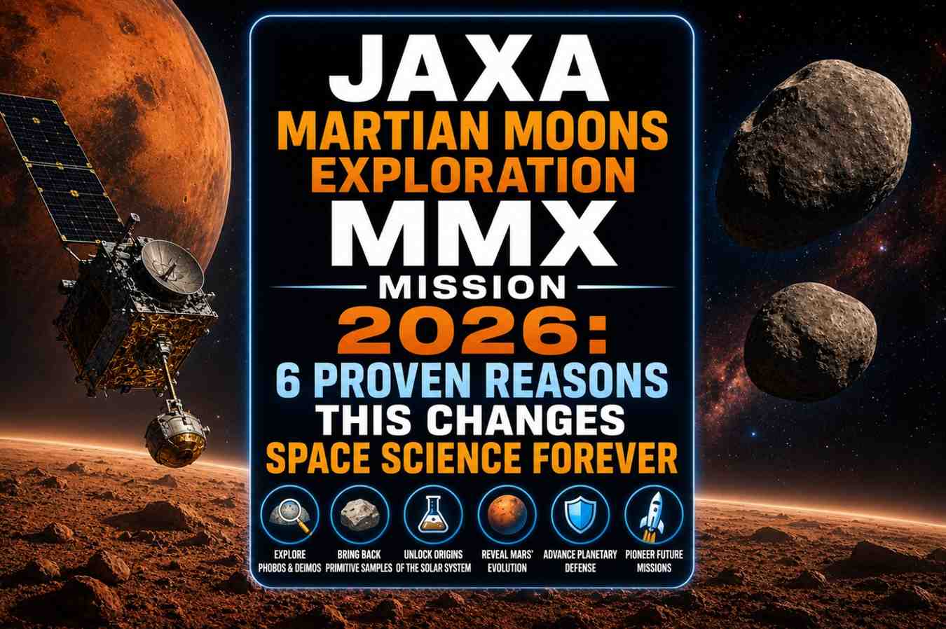 JAXA Martian Moons Exploration MMX Mission 2026: 6 Proven Reasons This Changes Space Science Forever