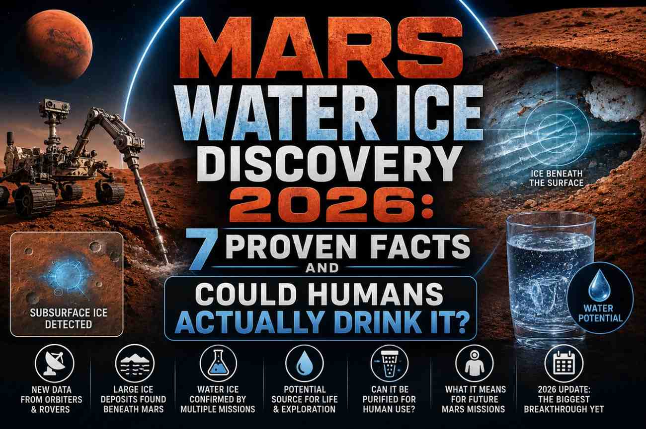 Mars Water Ice Discovery 2026: 7 Proven Facts and Could Humans Actually Drink It?