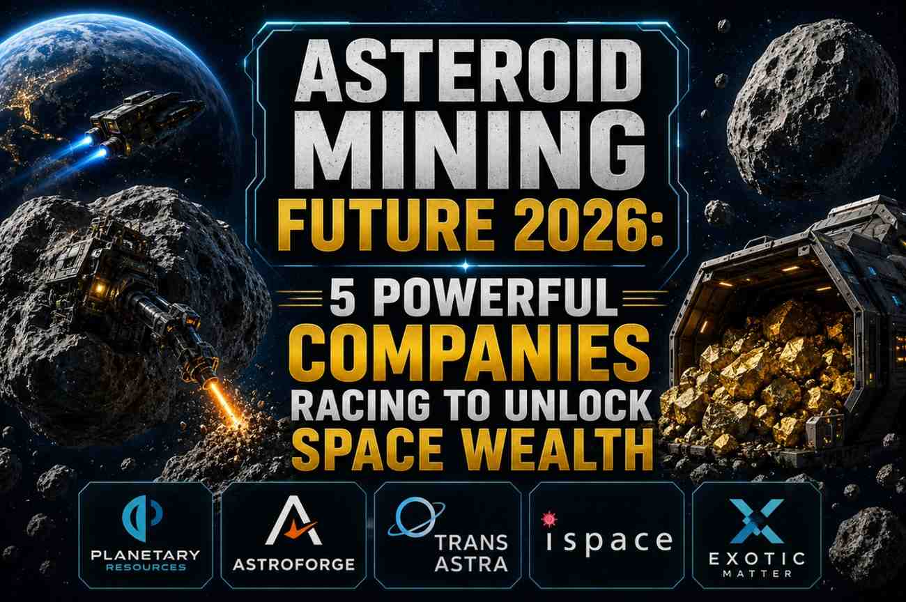 Asteroid Mining Future 2026: 5 Powerful Companies Racing to Unlock Space Wealth