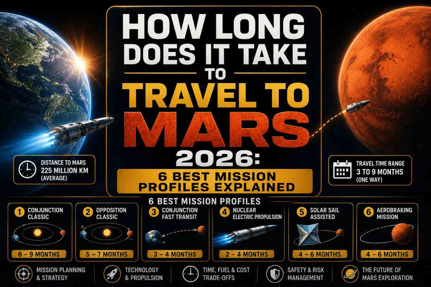 How Long Does It Take to Travel to Mars 2026: 6 Best Mission Profiles Explained
